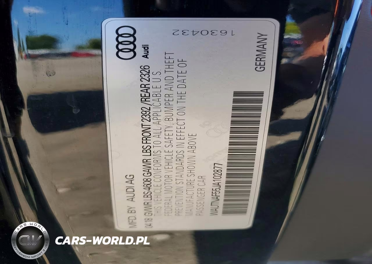 2018 Audi A5 Premium Plus S-Line VIN:WAUTNAF55JA102877 - 12