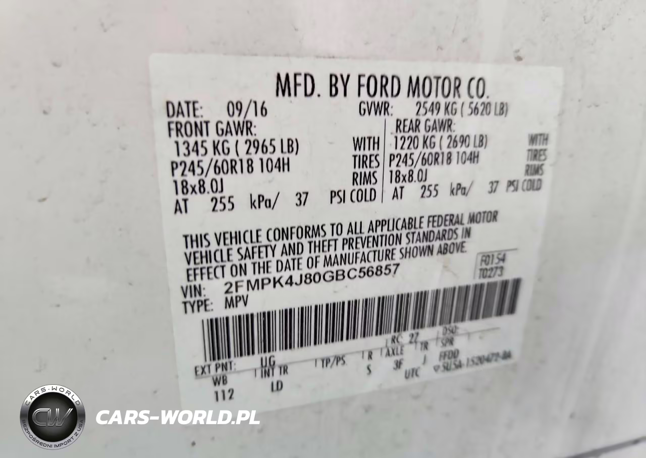 2016 Ford Edge Sel VIN:2FMPK4J80GBC56857 - 13