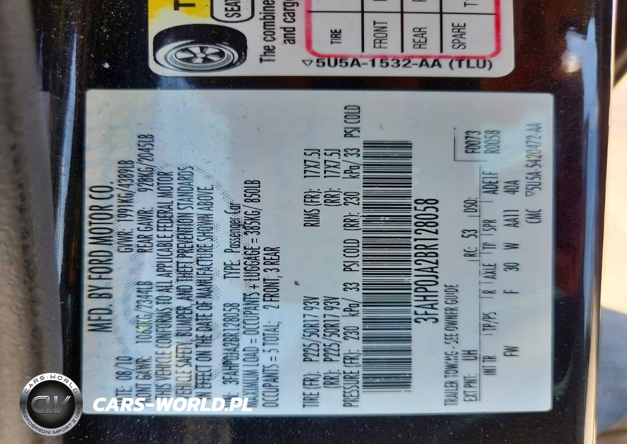 2011 Ford Fusion Sel VIN:3FAHP0JA2BR128058 - 12