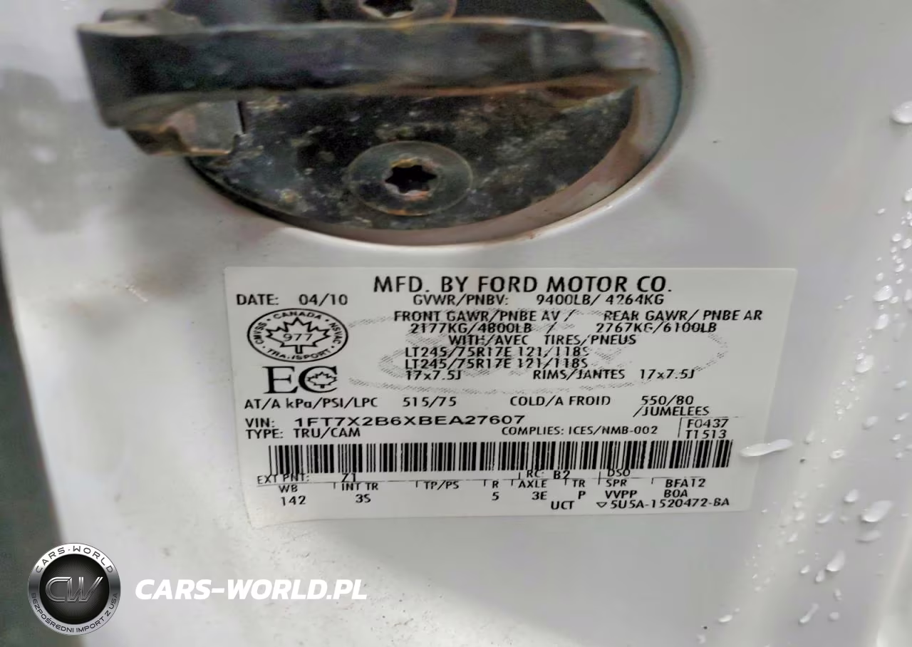 2011 Ford F250 Super Duty VIN:1FT7X2B6XBEA27607 - 13