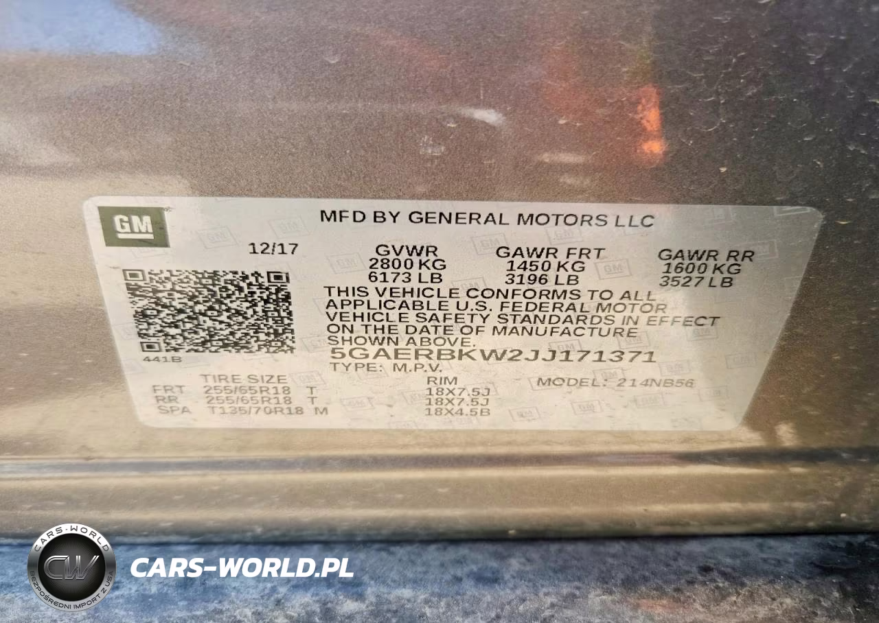 2018 Buick Enclave Essence VIN:5GAERBKW2JJ171371 - 13
