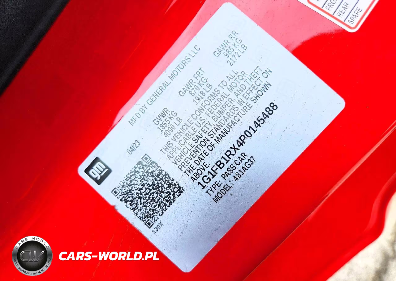 2023 Chevrolet Camaro Ls VIN:1G1FB1RX4P0145488 - 13
