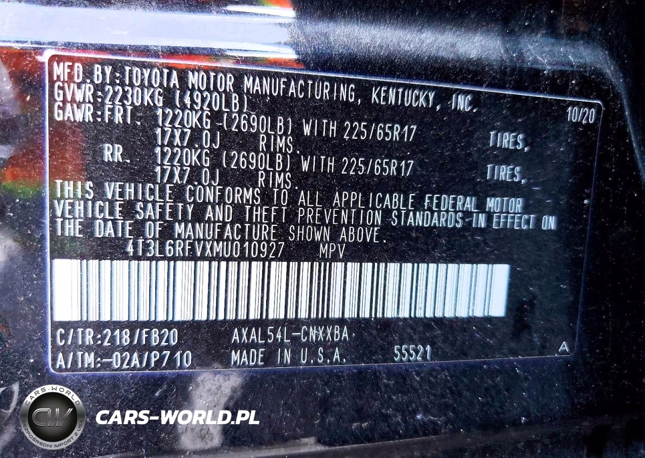 2021 Toyota Rav4 Le VIN:4T3L6RFVXMU010927 - 14