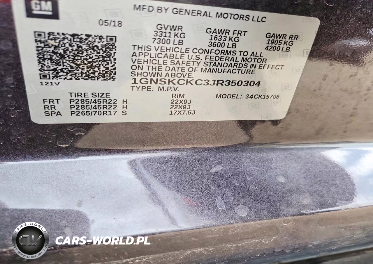 2018 Chevrolet Tahoe K1500 Premier VIN:1GNSKCKC3JR350304 - 14