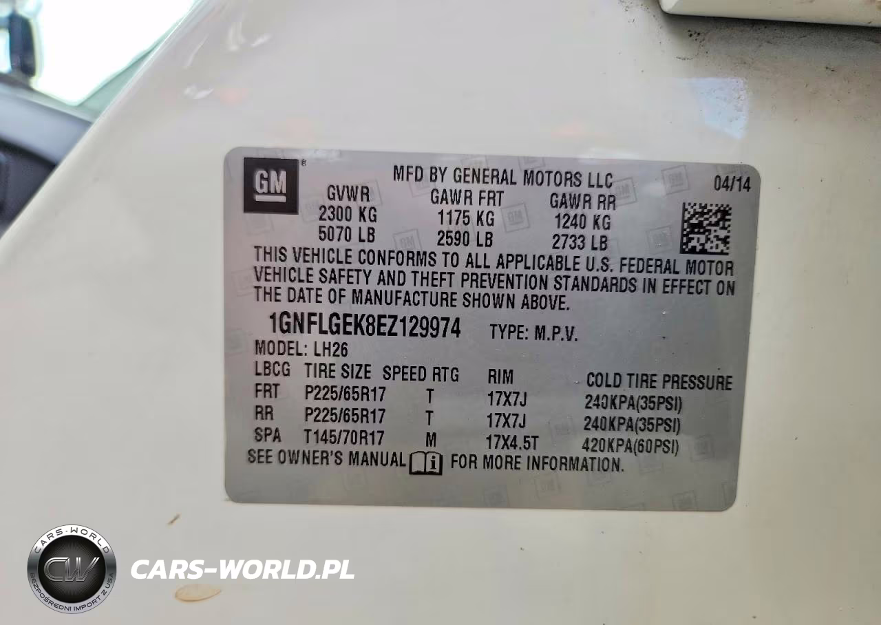 2014 Chevrolet Equinox Lt VIN:1GNFLGEK8EZ129974 - 13