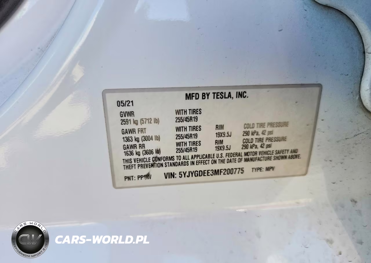2021 Tesla Model Y VIN:5YJYGDEE3MF200775 - 13