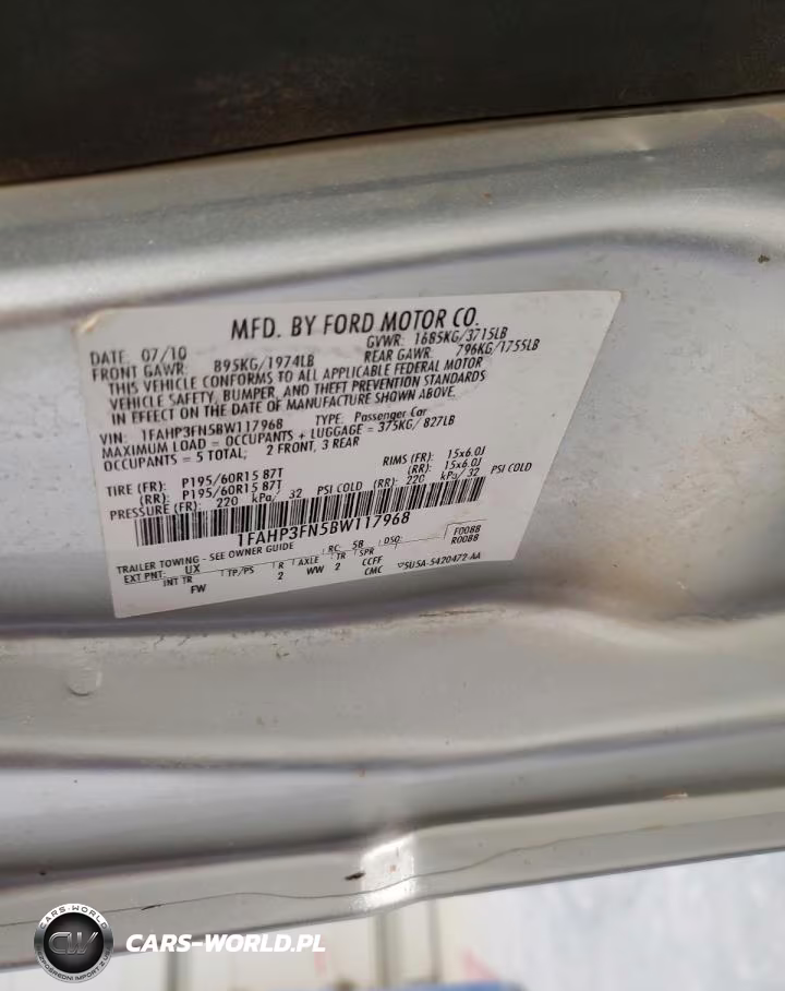 2011 Ford Focus Se VIN:1FAHP3FN5BW117968 - 12