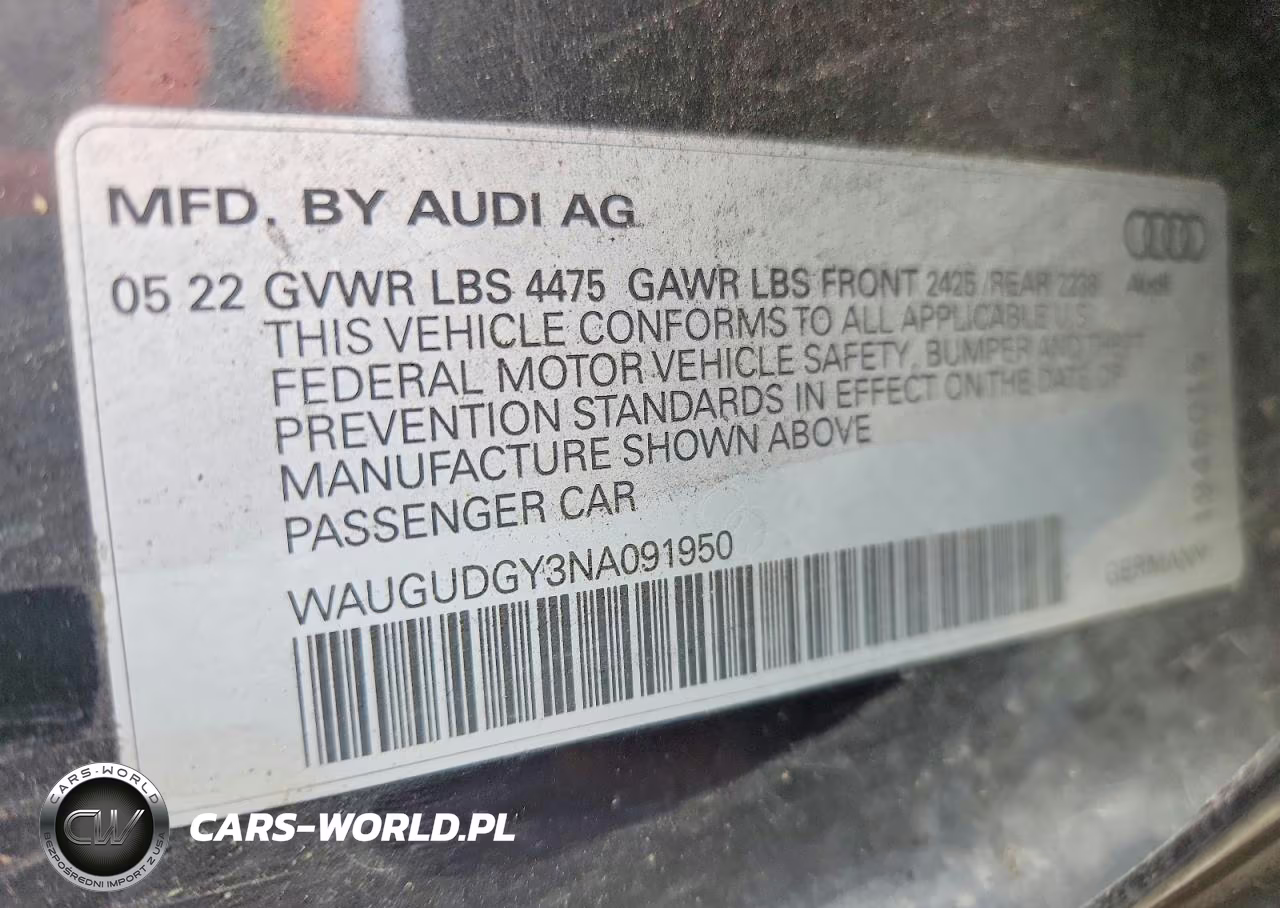 2022 Audi A3 Premium VIN:WAUGUDGY3NA091950 - 12
