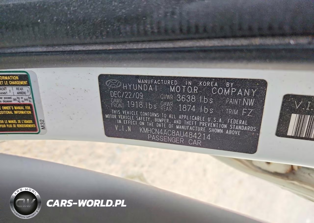 2010 Hyundai Accent Gls VIN:KMHCN4AC8AU484214 - 12