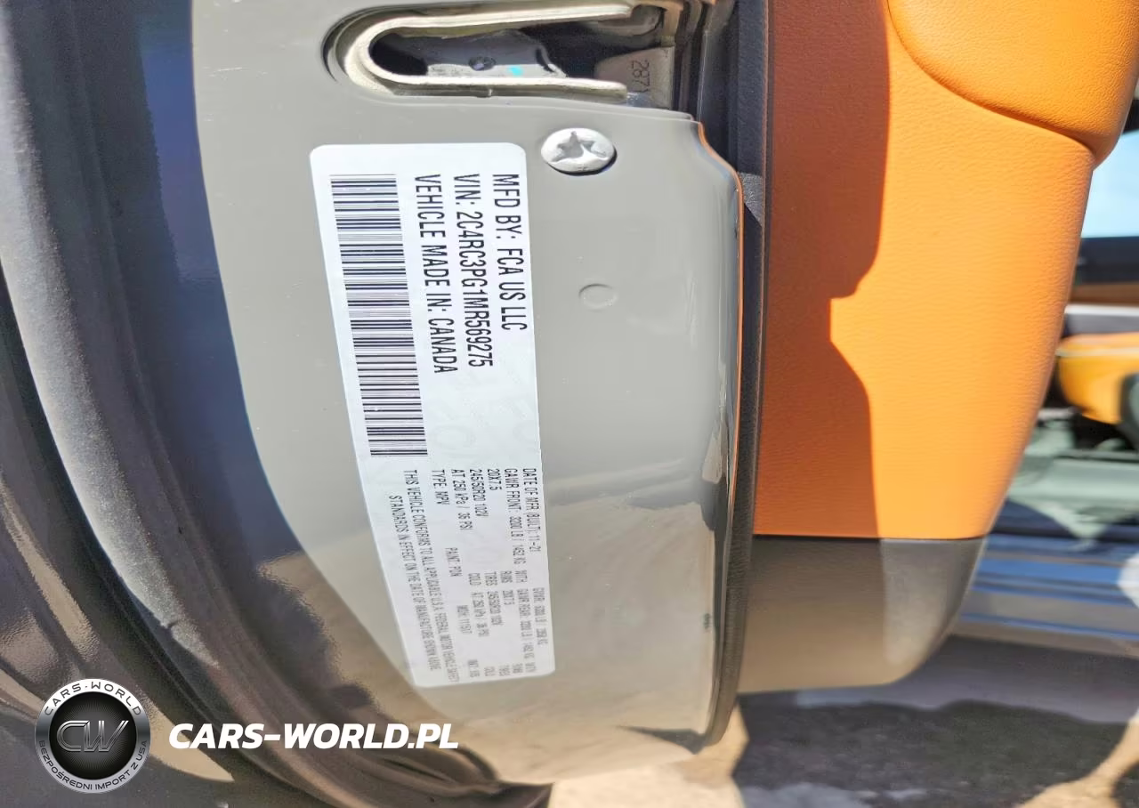 2021 Chrysler Pacifica Pinnacle VIN:2C4RC3PG1MR569275 - 12