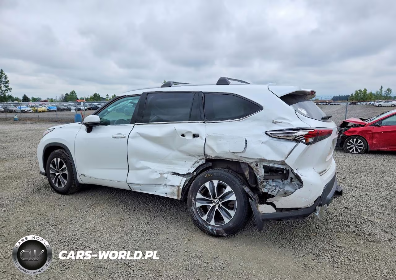 2022 Toyota Highlander Hybrid Xle VIN:5TDGBRCHXNS550390 - 2