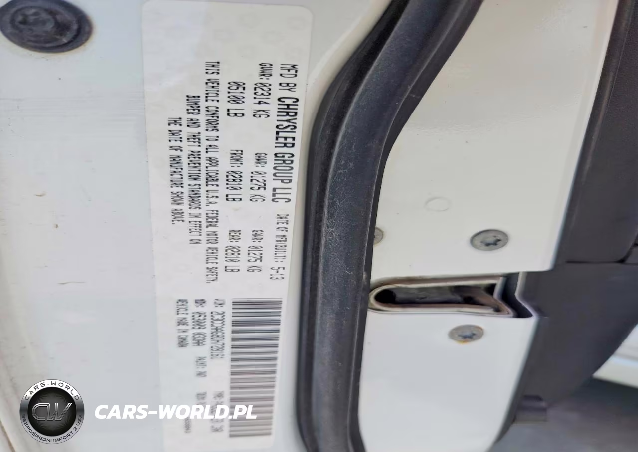 2013 Chrysler 300 VIN:2C3CCAAG8DH728161 - 12