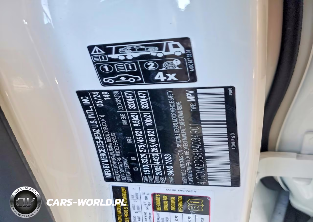 2024 Mercedes-Benz Eqs Suv 450+ VIN:4JGDM2DB8RA034901 - 13