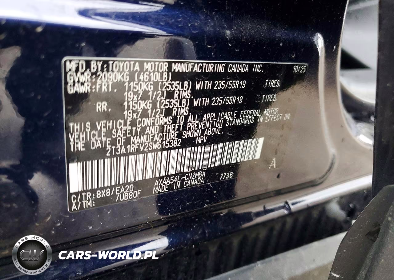 2025 Toyota Rav4 Xle Premium VIN:2T3A1RFV2SW615382 - 13