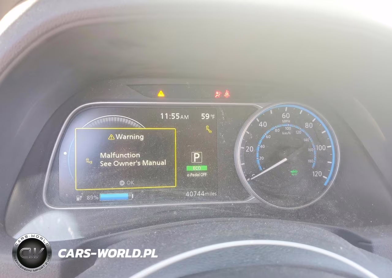 2020 Nissan Leaf Sl Plus VIN:1N4BZ1DP6LC310545 - 9