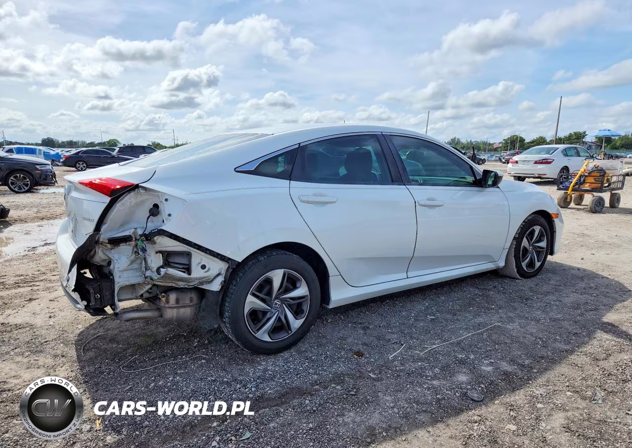 2019 Honda Civic Lx VIN:19XFC2F61KE030577 - 3