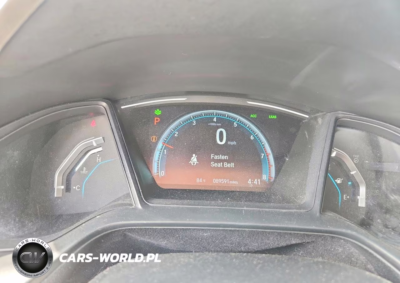2019 Honda Civic Lx VIN:19XFC2F61KE030577 - 9