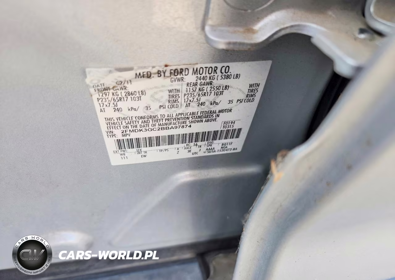2011 Ford Edge Se VIN:2FMDK3GC2BBA97874 - 13