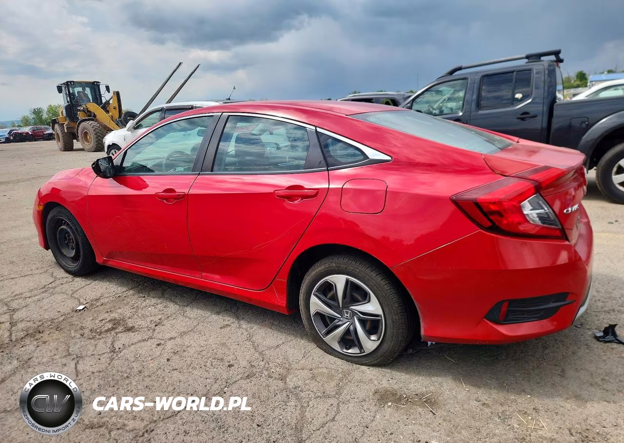 2019 Honda Civic Lx VIN:2HGFC2F61KH507028 - 2