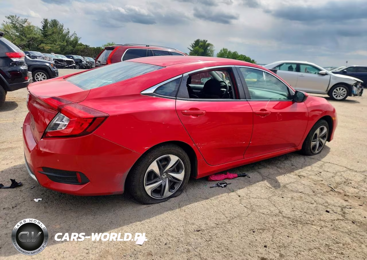 2019 Honda Civic Lx VIN:2HGFC2F61KH507028 - 3