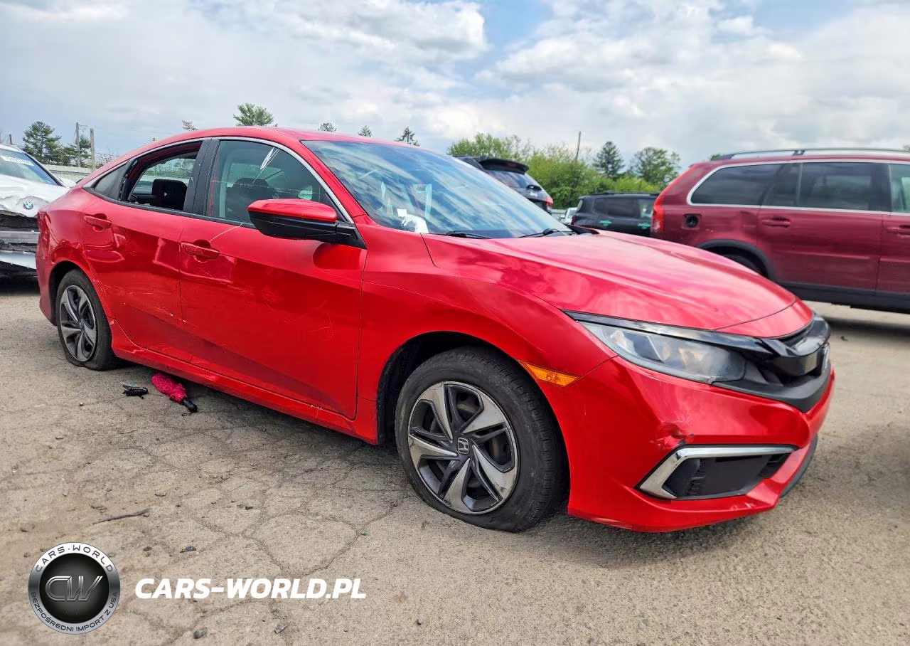 2019 Honda Civic Lx VIN:2HGFC2F61KH507028 - 4