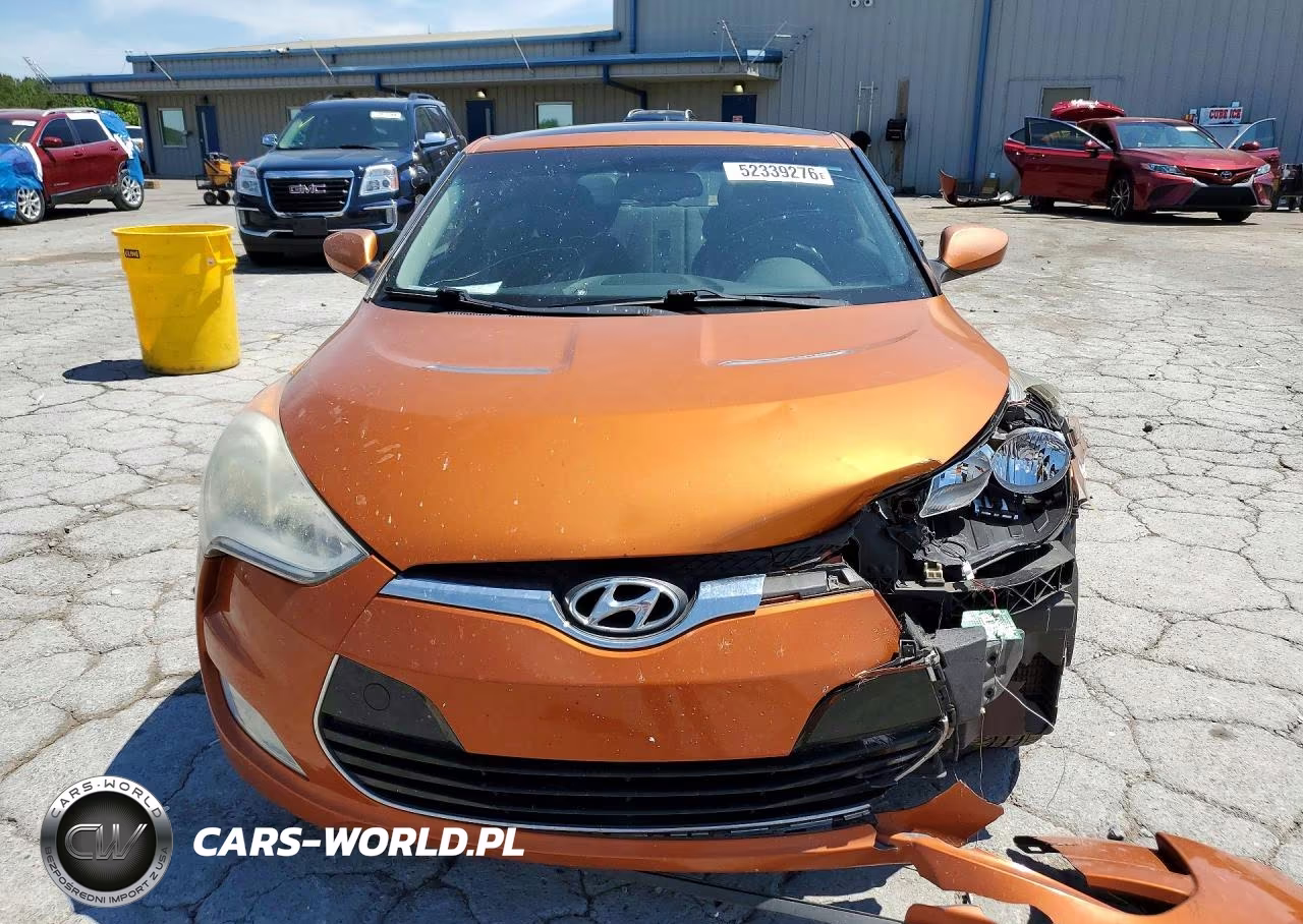 2012 Hyundai Veloster Base VIN:KMHTC6AD6CU023641 - 5