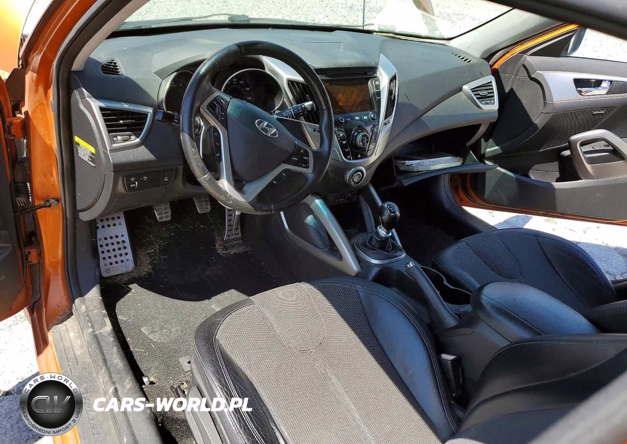 2012 Hyundai Veloster Base VIN:KMHTC6AD6CU023641 - 8