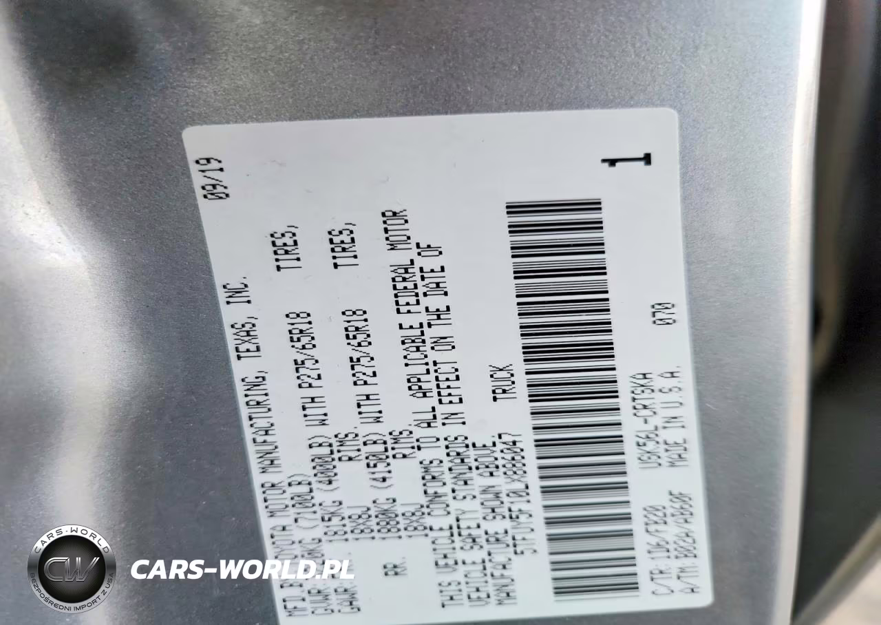 2020 Toyota Tundra Sr5 VIN:5TFUY5F10LX886047 - 12