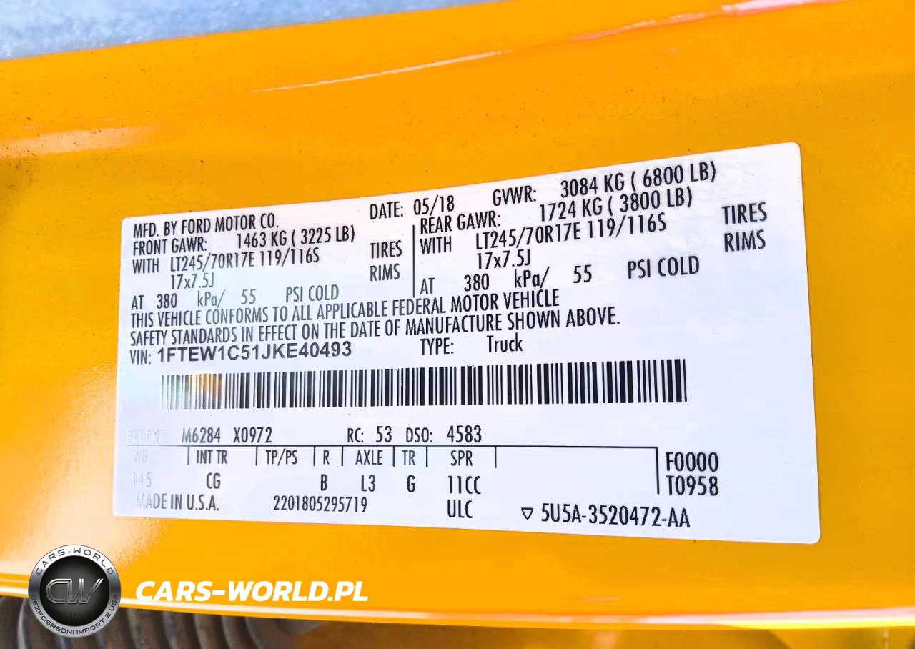 2018 Ford F150 Crew VIN:1FTEW1C51JKE40493 - 12