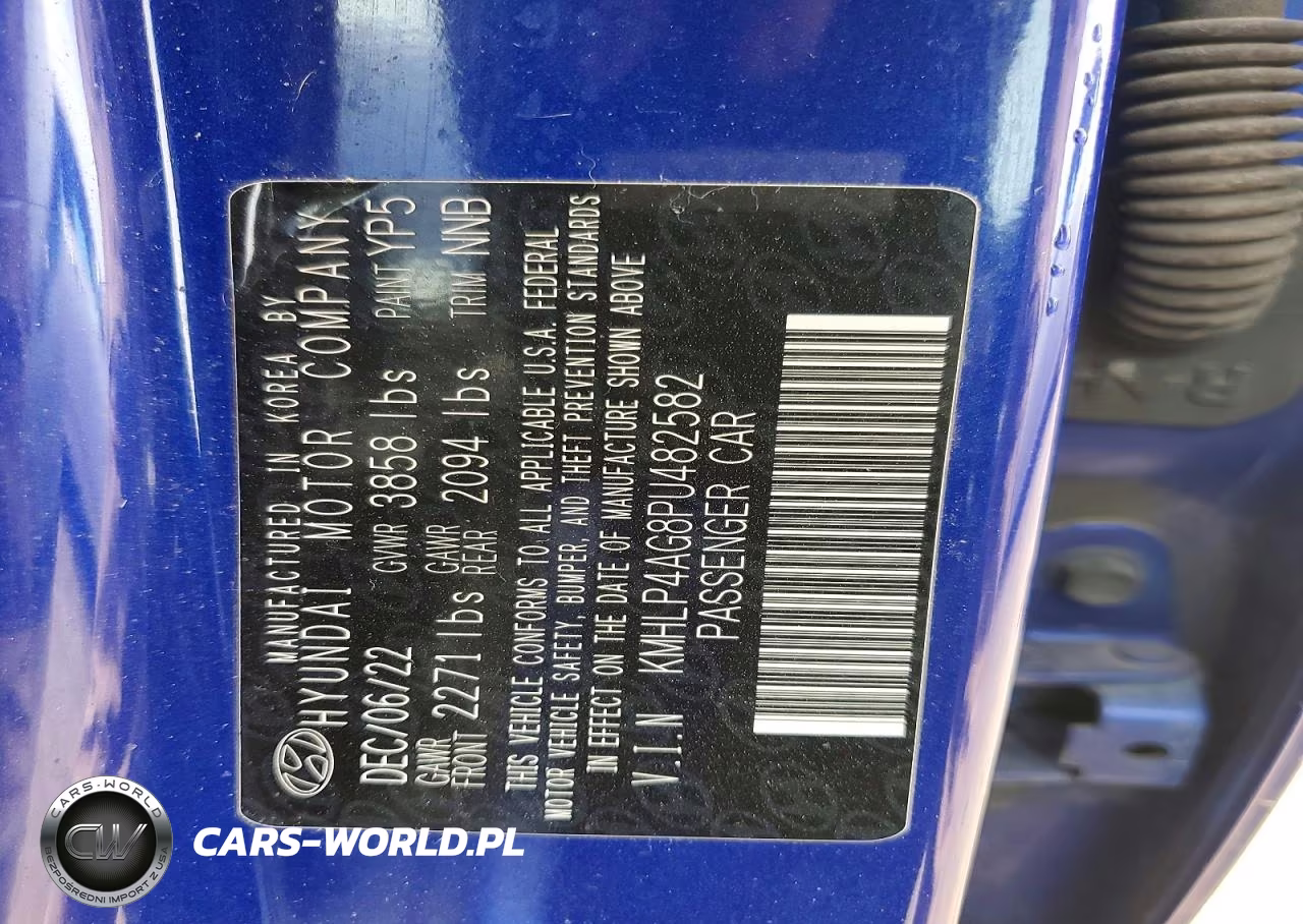 2023 Hyundai Elantra Limited VIN:KMHLP4AG8PU482582 - 13
