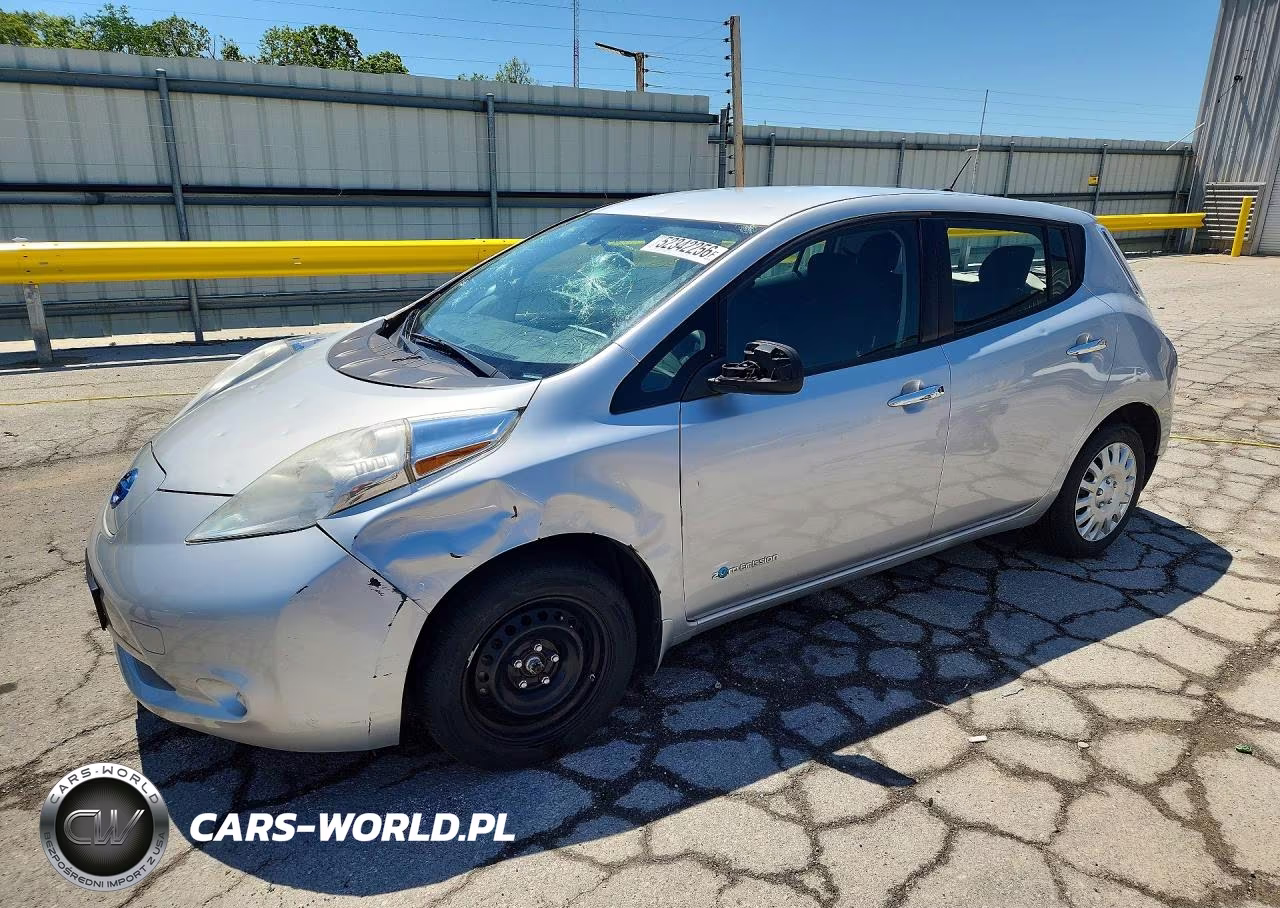 2015 Nissan Leaf S VIN:1N4AZ0CP9FC331949 - 1