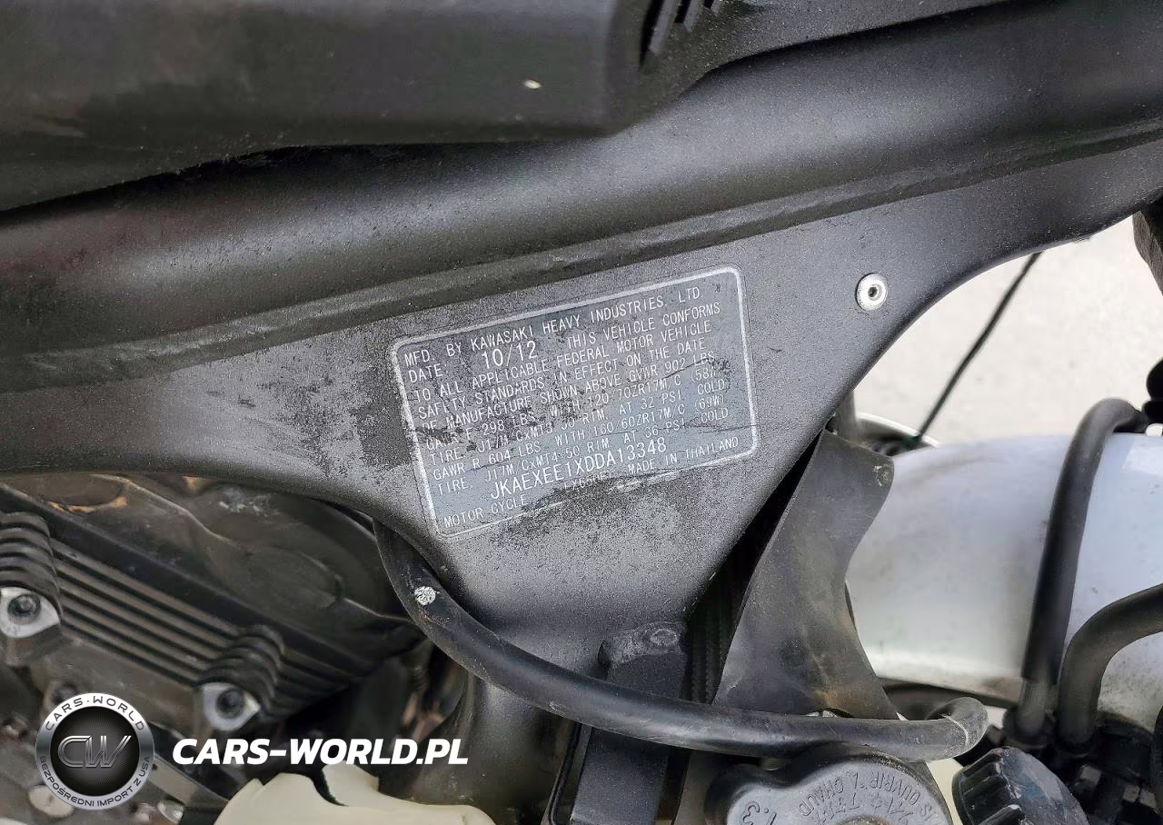2013 Kawasaki Ex650 E VIN:JKAEXEE1XDDA13348 - 9