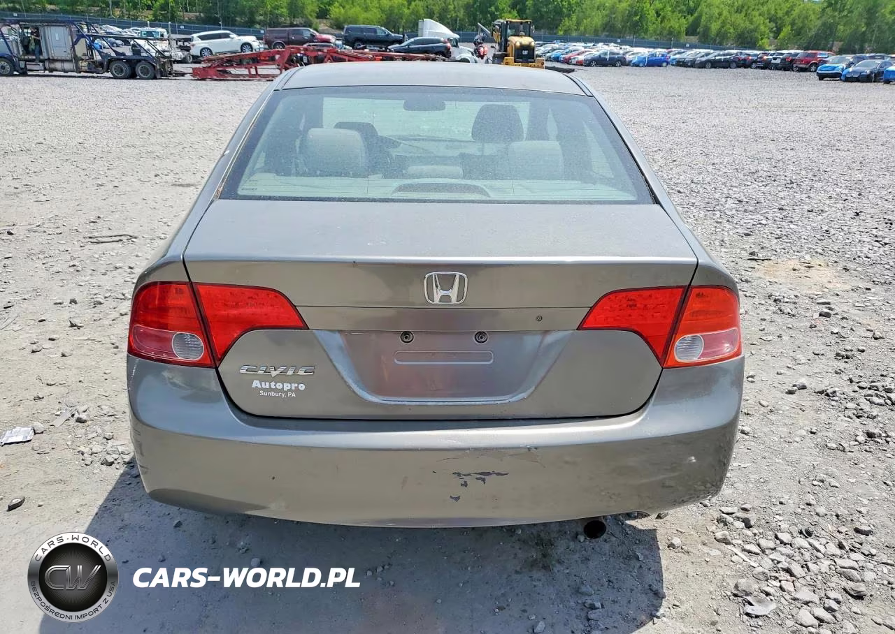 2008 Honda Civic Lx VIN:2HGFA16578H325477 - 6