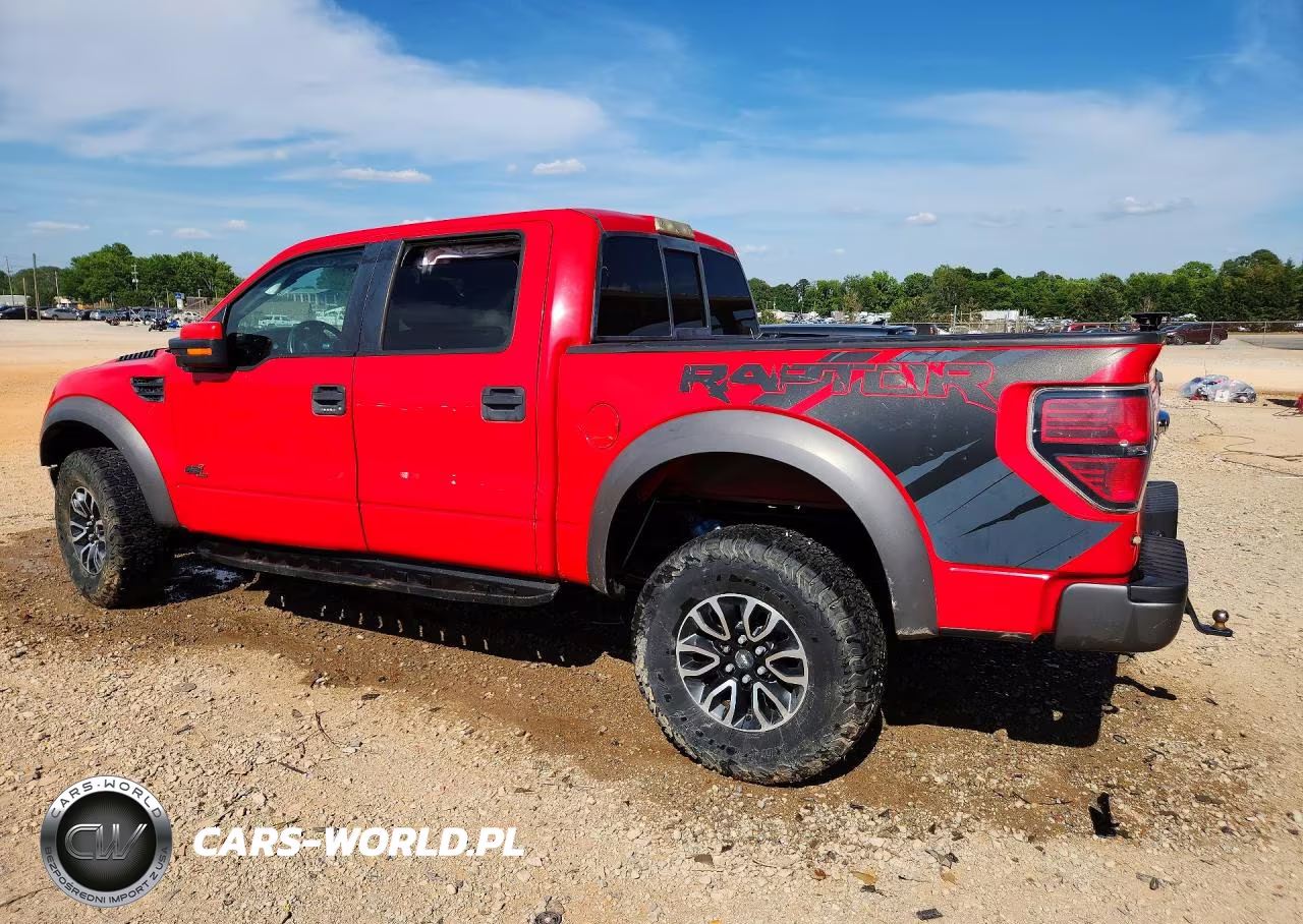 2012 Ford F150 Svt Raptor VIN:1FTFW1R64CFC88080 - 2