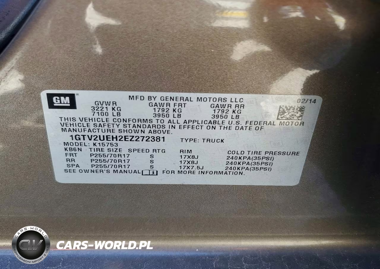 2014 GMC Sierra K1500 Sle VIN:1GTV2UEH2EZ272381 - 12