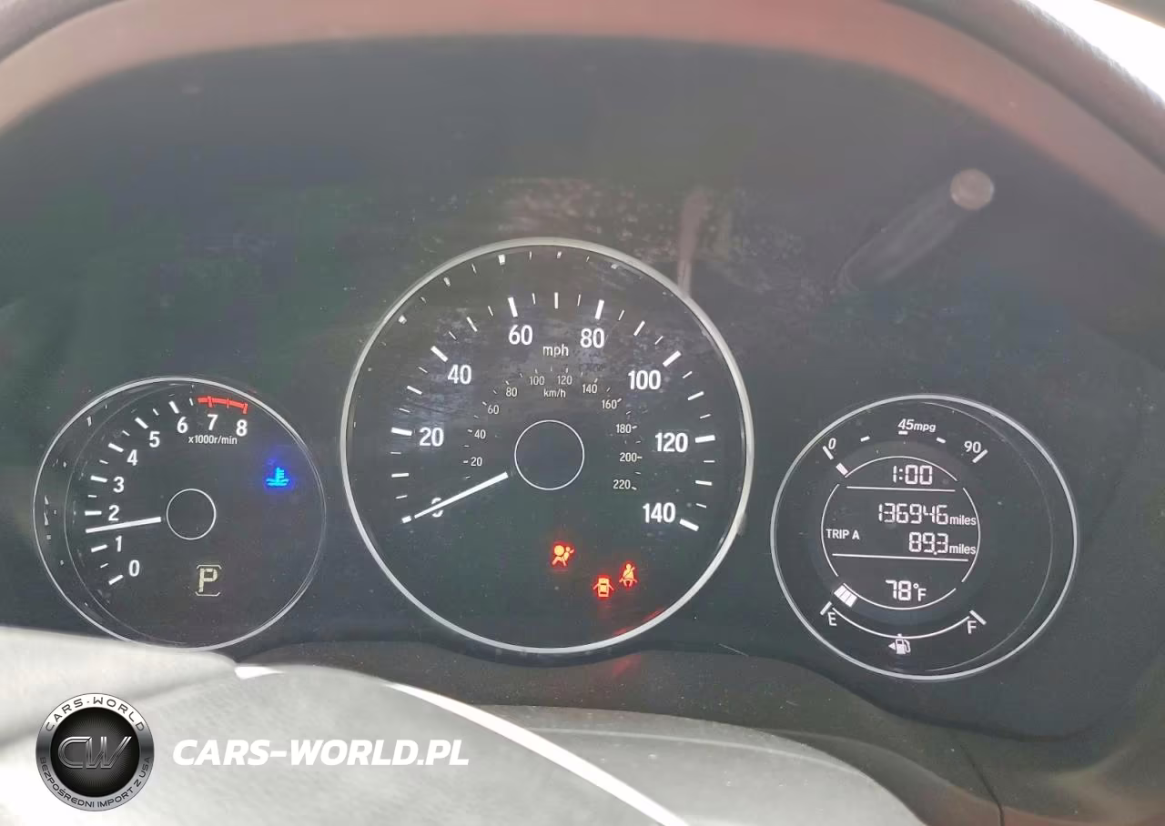 2017 Honda Hr-V Lx VIN:3CZRU5H30HM724555 - 9