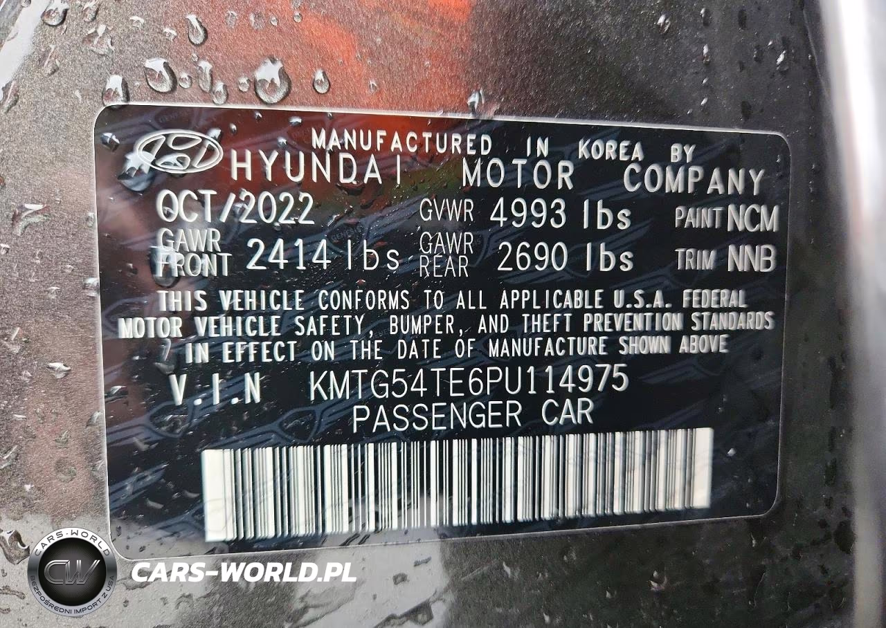 2023 Genesis G70 3.3T Standard VIN:KMTG54TE6PU114975 - 12