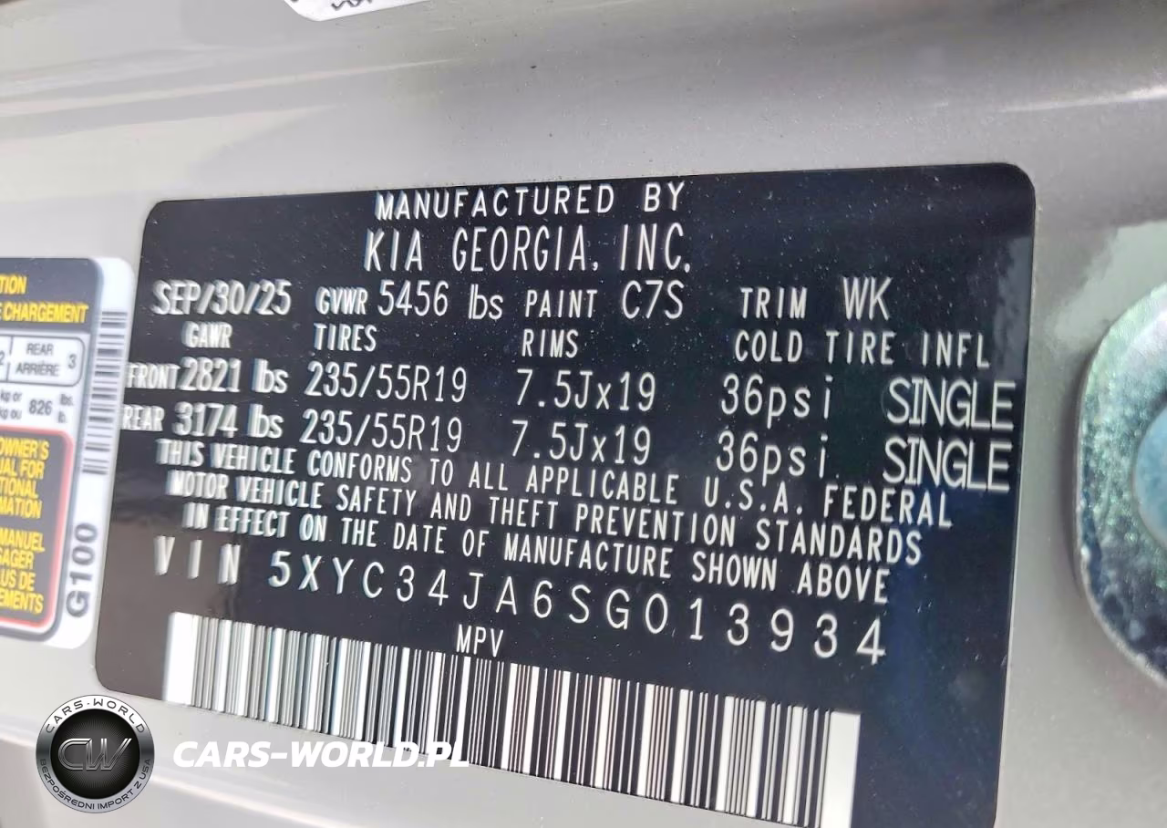 2025 Kia Ev6 Wind VIN:5XYC34JA6SG013934 - 13