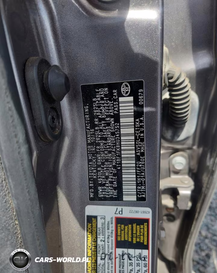 2017 Toyota Camry Se VIN:4T1BF1FK8HU345752 - 12