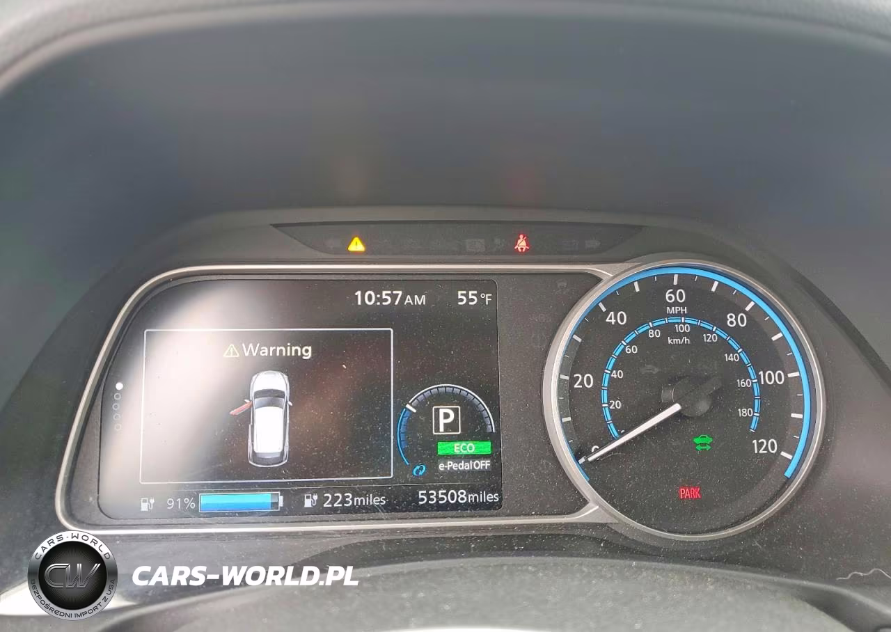 2021 Nissan Leaf Sl Plus VIN:1N4BZ1DV7MC551448 - 9