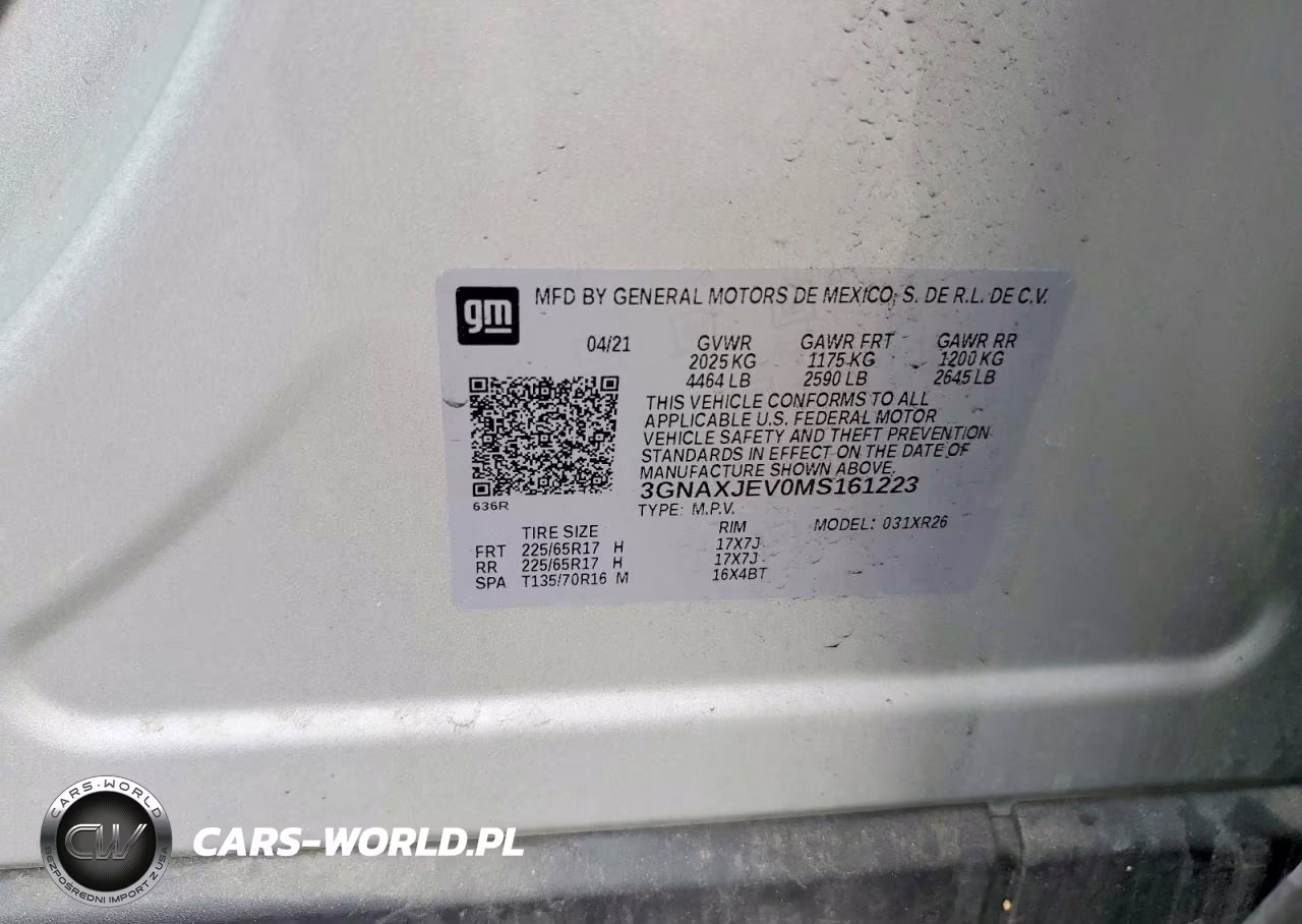 2021 Chevrolet Equinox Lt VIN:3GNAXJEV0MS161223 - 13