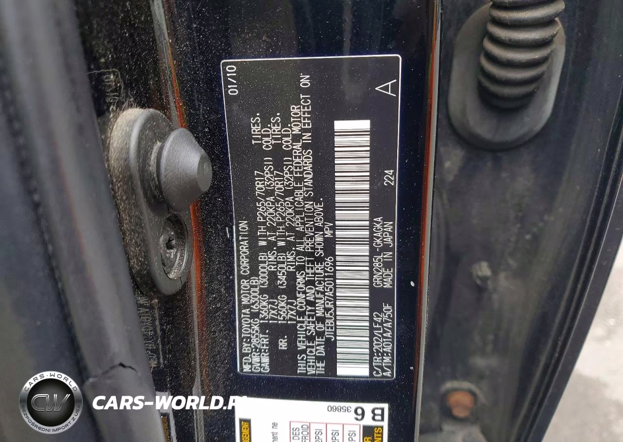 2010 Toyota 4Runner Sr5 VIN:JTEBU5JR7A5011696 - 13