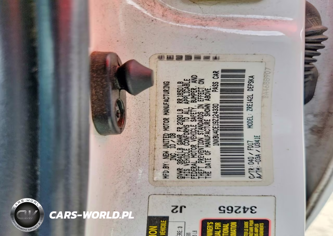 2009 Toyota Corolla S VIN:1NXBU40E19Z124330 - 12