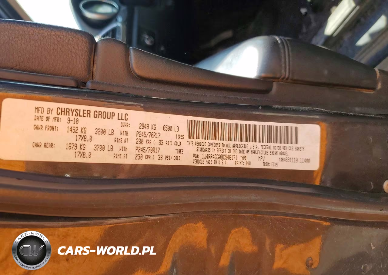 2011 Jeep Grand Cherokee Laredo VIN:1J4RR4GG0BC546171 - 13