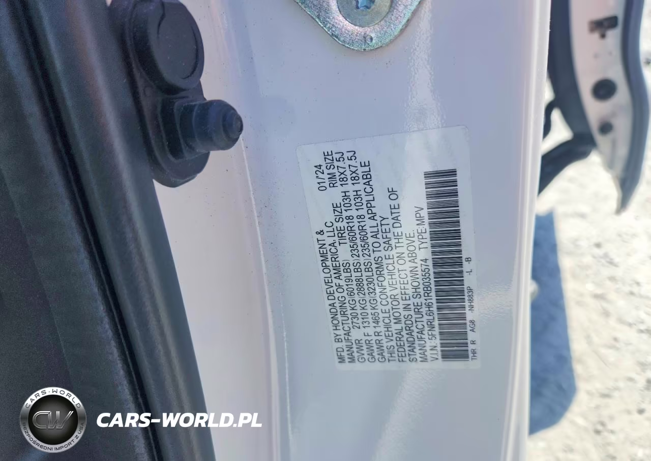 2024 Honda Odyssey Exl VIN:5FNRL6H61RB035574 - 14