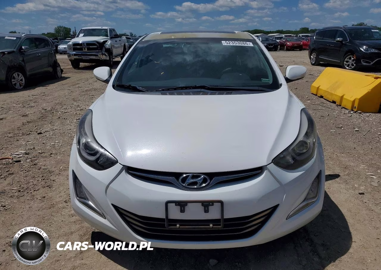 2014 Hyundai Elantra Limited VIN:5NPDH4AE2EH525549 - 5