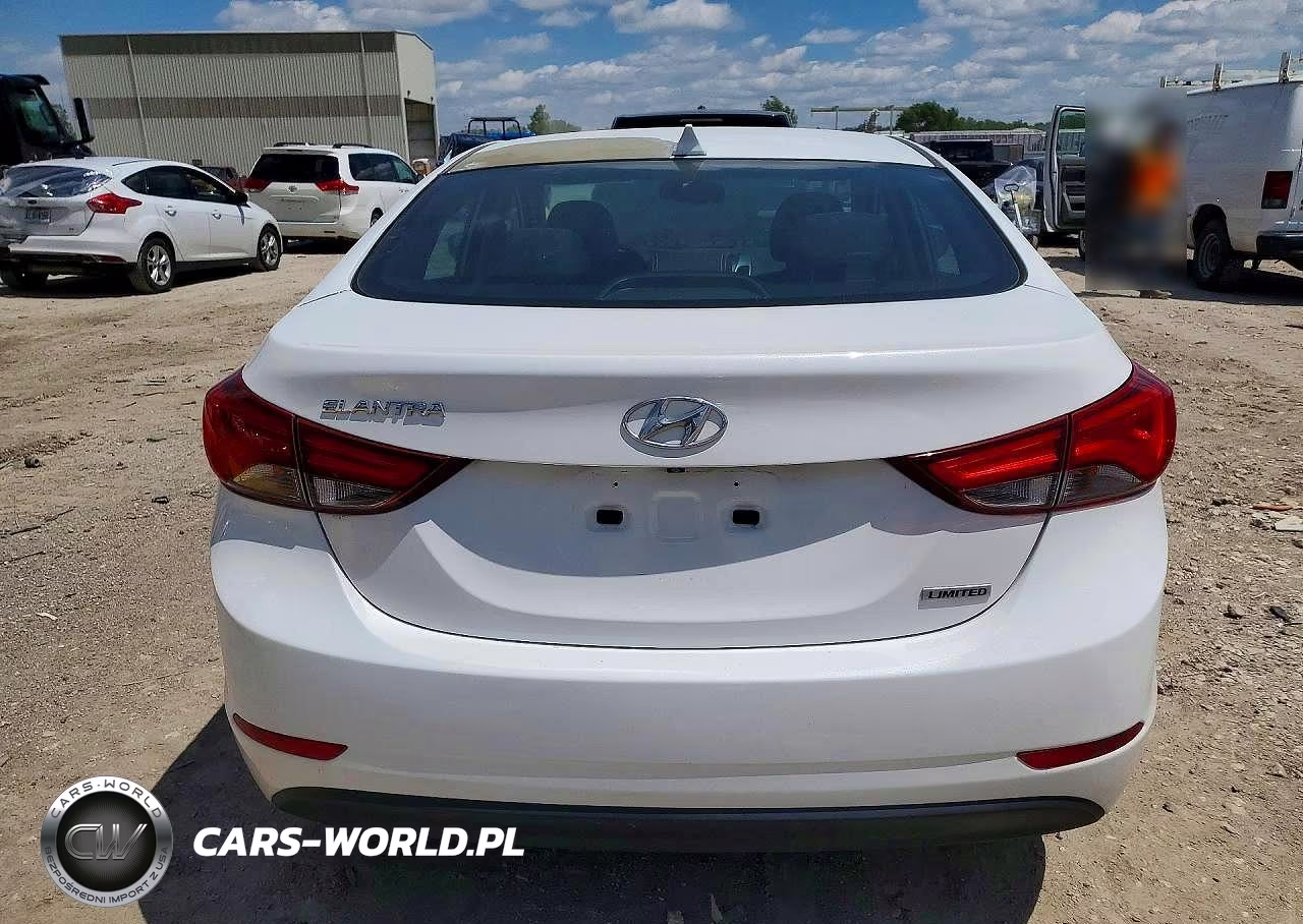 2014 Hyundai Elantra Limited VIN:5NPDH4AE2EH525549 - 6