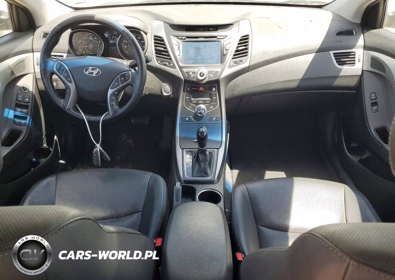 2014 Hyundai Elantra Limited VIN:5NPDH4AE2EH525549 - 8