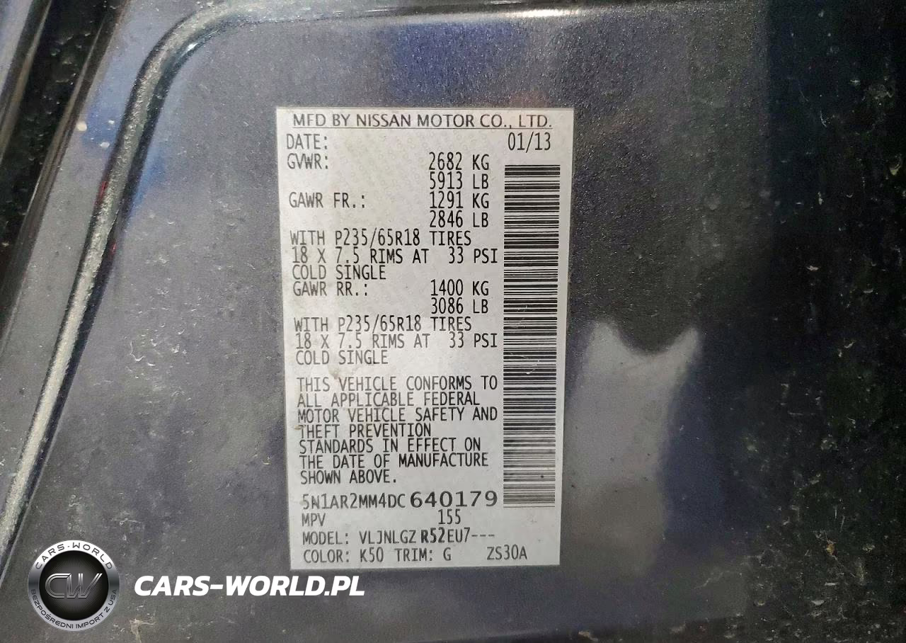 2013 Nissan Pathfinder S VIN:5N1AR2MM4DC640179 - 14