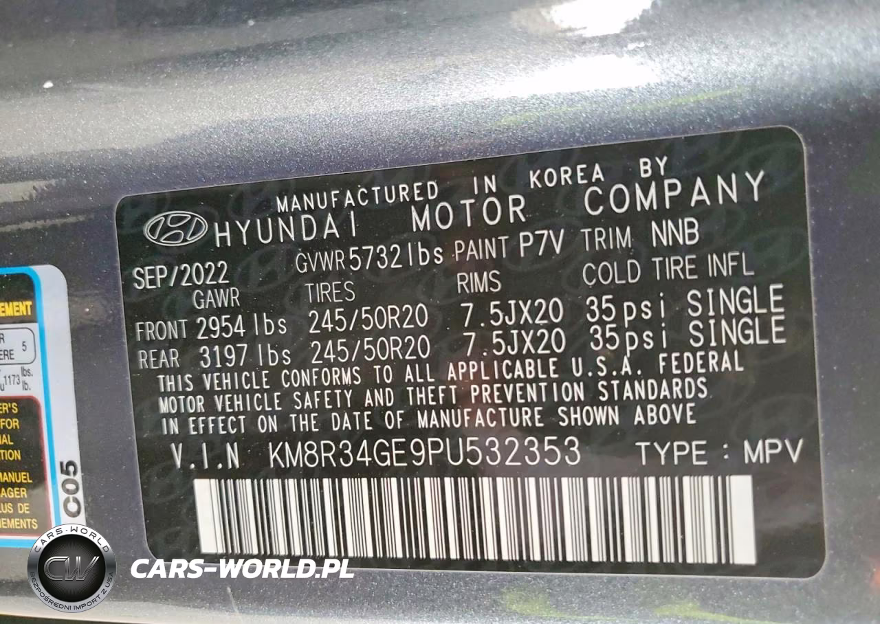 2023 Hyundai Palisade Xrt VIN:KM8R34GE9PU532353 - 13